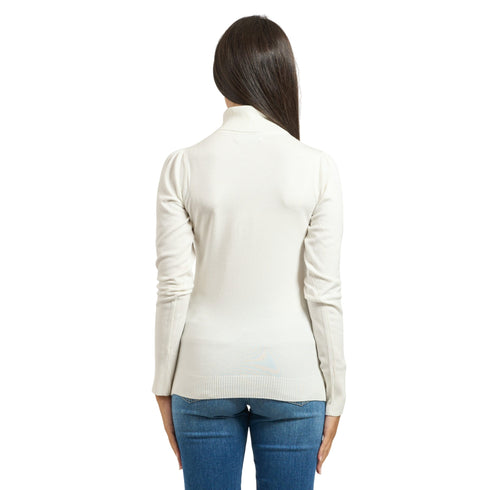 Yes Zee Maglia Maglia Donna dolcevita manica sbuffo XS - Francavilla Moda